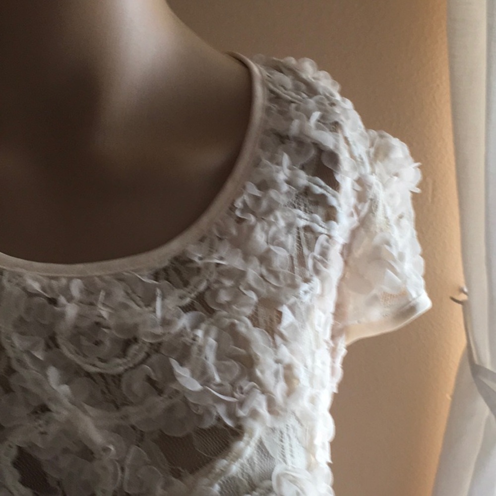 Eggshell Lace Top. - image 2